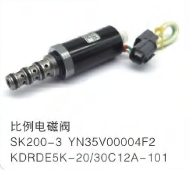 Kobelco SK200-3 Proportional Solenoid Valve YN35V00004F2 KDRDE5K-20/30C12A-101 Hydraulic 24V