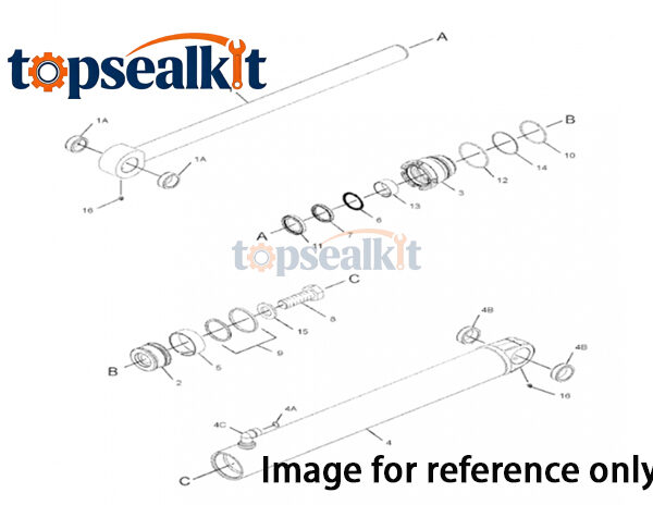 Hyundai R160LC-7 ADJUST Oil Seal Kit 31Y1-24090