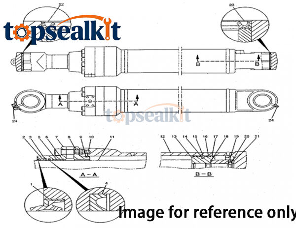 Hitachi EX100-5 General Oil Seal Kit 4206345-EX