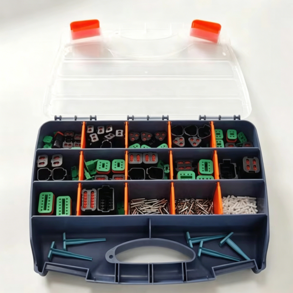 750 Pcs Deutsch DT Connector Kit DT04/06-2P/2S/3P/3S/4P/4S/6P/6S/08PA/08SAfor 14 16 18 20 AWG Stamped Contacts Kit