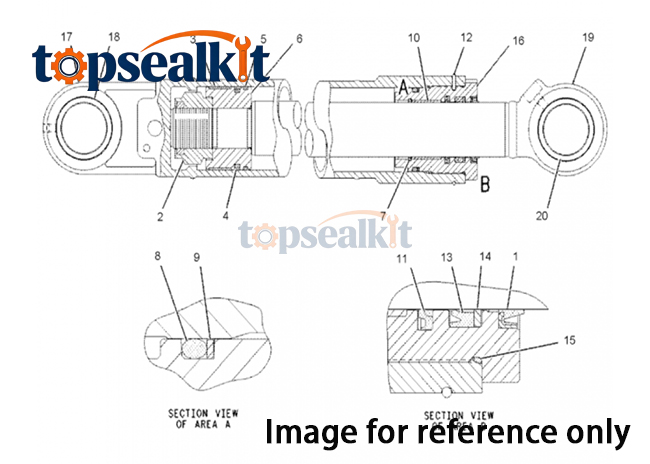 CAT 308D CR SB 1697827 Hydraulic Seal Group - Caterpillar Parts