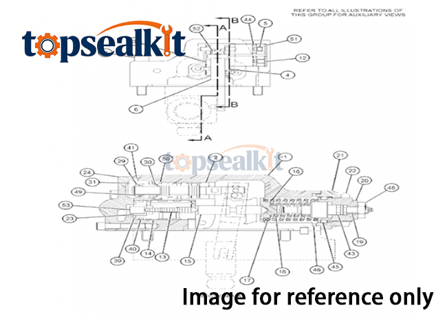 CAT 313B 1697838 Hydraulic Seal Group - Caterpillar Parts