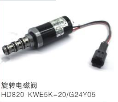 Rotation Solenoid Valve KWE5K-20/G24YD05 for Hitachi HD820 Excavator - Swing Control Valve