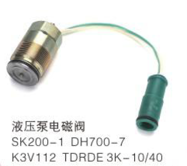Hydraulic Pump Solenoid Valve SK200-1 DH700-7 K3V112 TDDRDE 3K-40/40 Kobelco Doosan | Premium Replacement