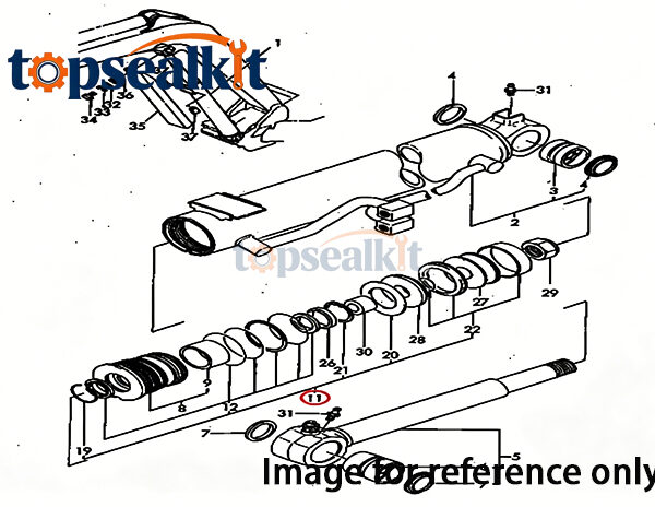CAT 312 1697843 Hydraulic Seal Group - Caterpillar Parts