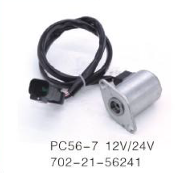 Rotation Solenoid Valve 702-21-56241 for Komatsu PC56-7 Excavator 12V/24V Swing Control Valve