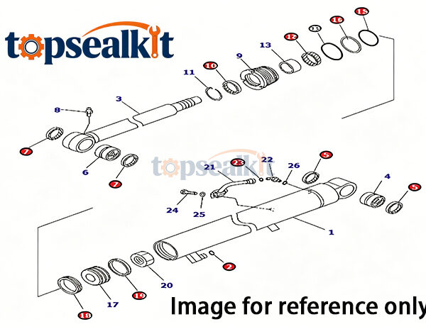 CAT 308D CR SB 1211405 Oil Seal Kit - Caterpillar Parts
