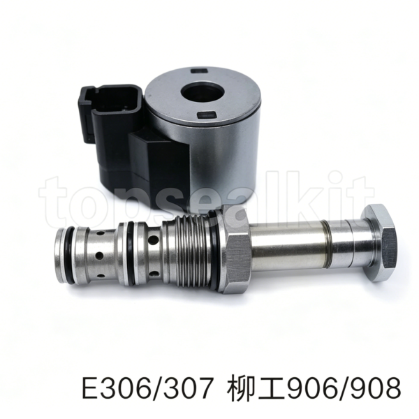 E306 E307 Liugong 906 908 Solenoid Valve Excavator Hydraulic Part