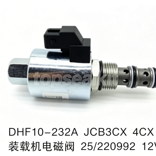 DHF10-232A JCB 3CX 4CX Loader Solenoid Valve 25/220992 12V Premium