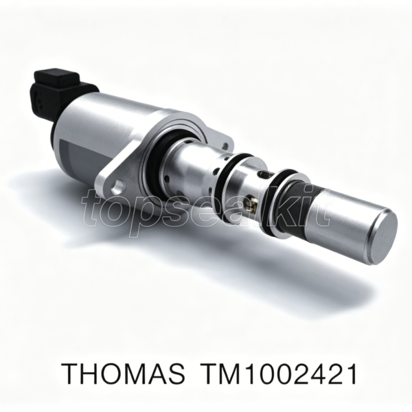 THOMAS TM1002421 Solenoid Valve | 24V Hydraulic Control Valve for Construction Equipment