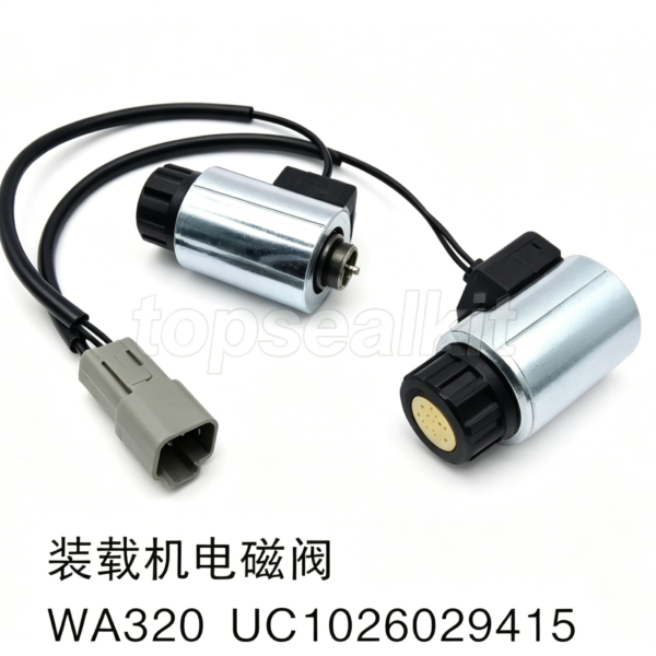 Komatsu WA320 Loader Solenoid Valve UC1026029415 | Hydraulic Control OEM Part