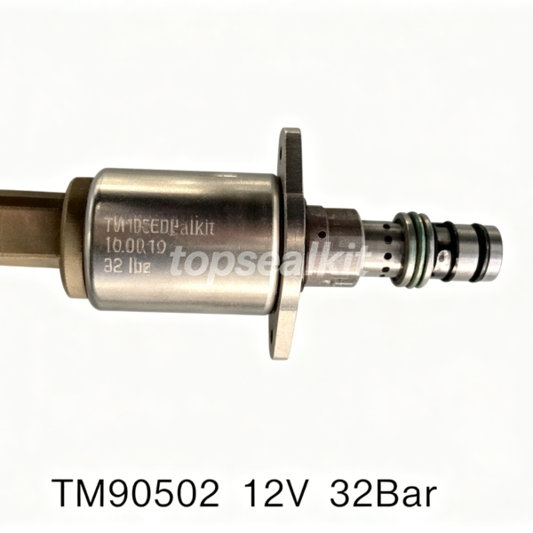 TM90502 12V 32Bar Solenoid Valve | Hydraulic Control Valve for Excavator Loader