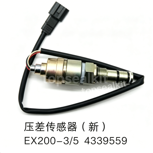 New Pressure Differential Sensor EX200-3 EX200-5 4339559 | Hitachi Excavator Sensor