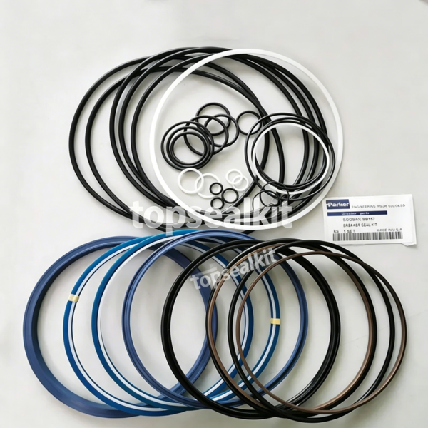 Topsealkit Soosan SB157 Hydraulic Breaker Seal Kit – 175mm Tool – TPU+NBR+PTFE –