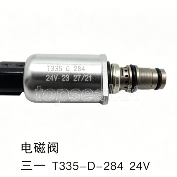Sany T335-D-284 Solenoid Valve 24V | Excavator Hydraulic Switching Valve