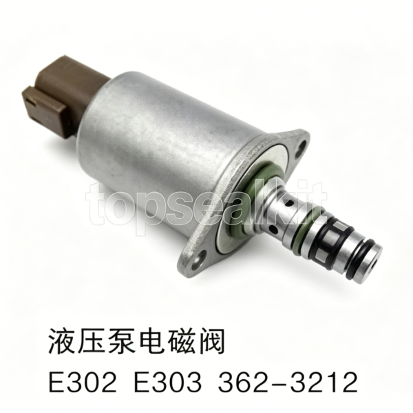 Hydraulic Pump Solenoid Valve E302 E303 362-3212 Excavator Gear Pump Solenoid