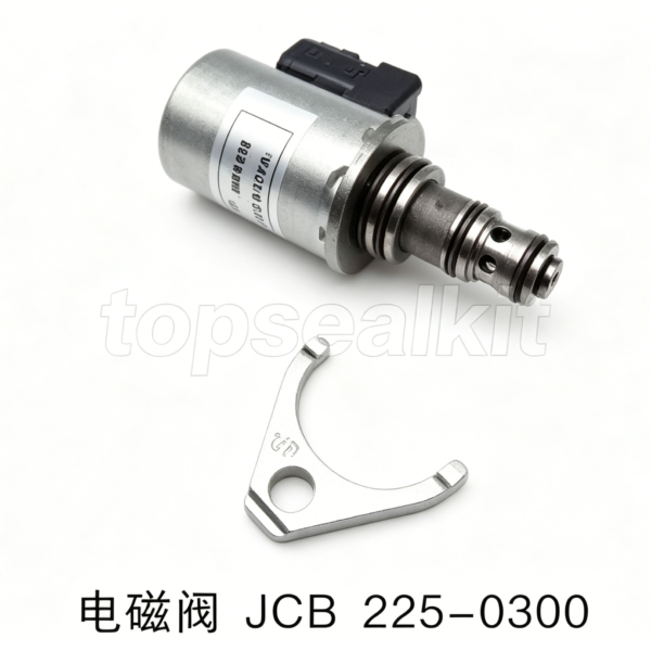 JCB 225-0300 Solenoid Valve | Excavator Hydraulic Switching Component