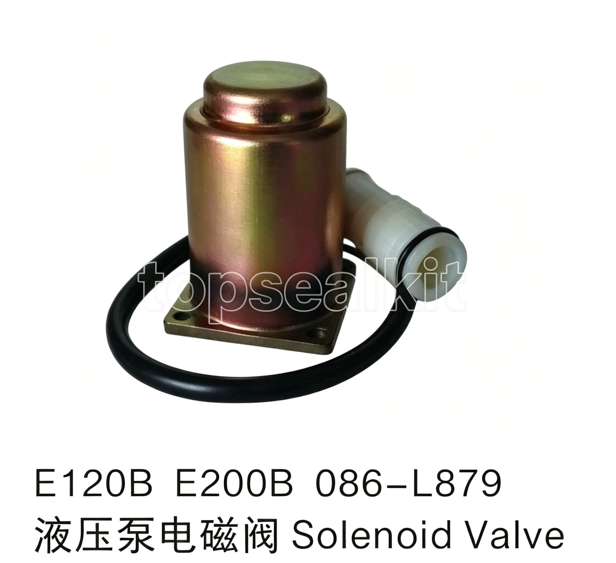 E120B E200B 086-L879 Hydraulic Pump Solenoid Valve | Excavator Spare Parts