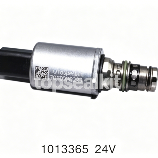 1013365 24V Solenoid Valve | Excavator Loader Hydraulic Control Part