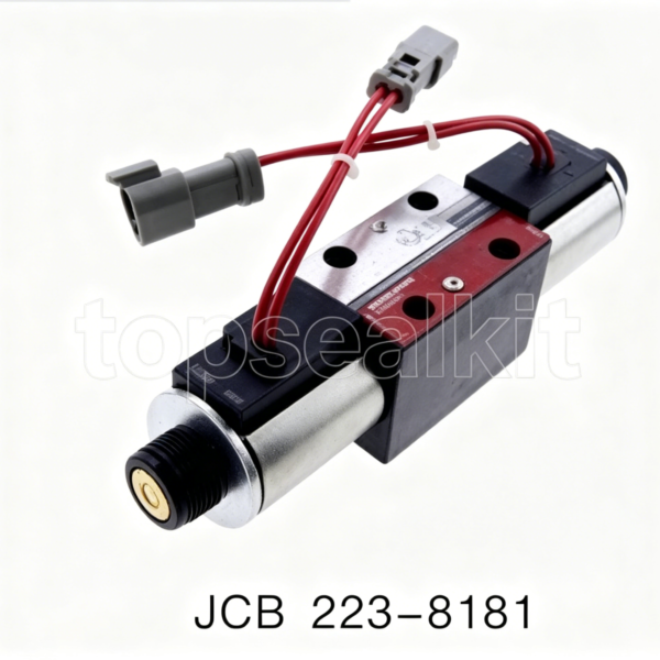 JCB 223-8181 Solenoid Valve | JCB Construction Equipment Hydraulic Part OEM