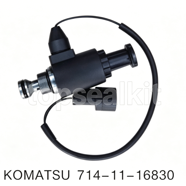 KOMATSU 714-11-16830 Solenoid Valve | Excavator Hydraulic Directional Control Valve