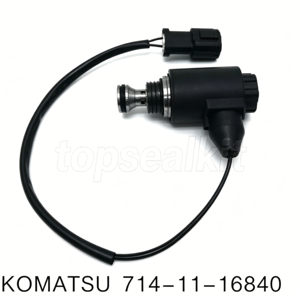 KOMATSU 714-11-16840 Solenoid Valve | Excavator Hydraulic Control Valve OEM