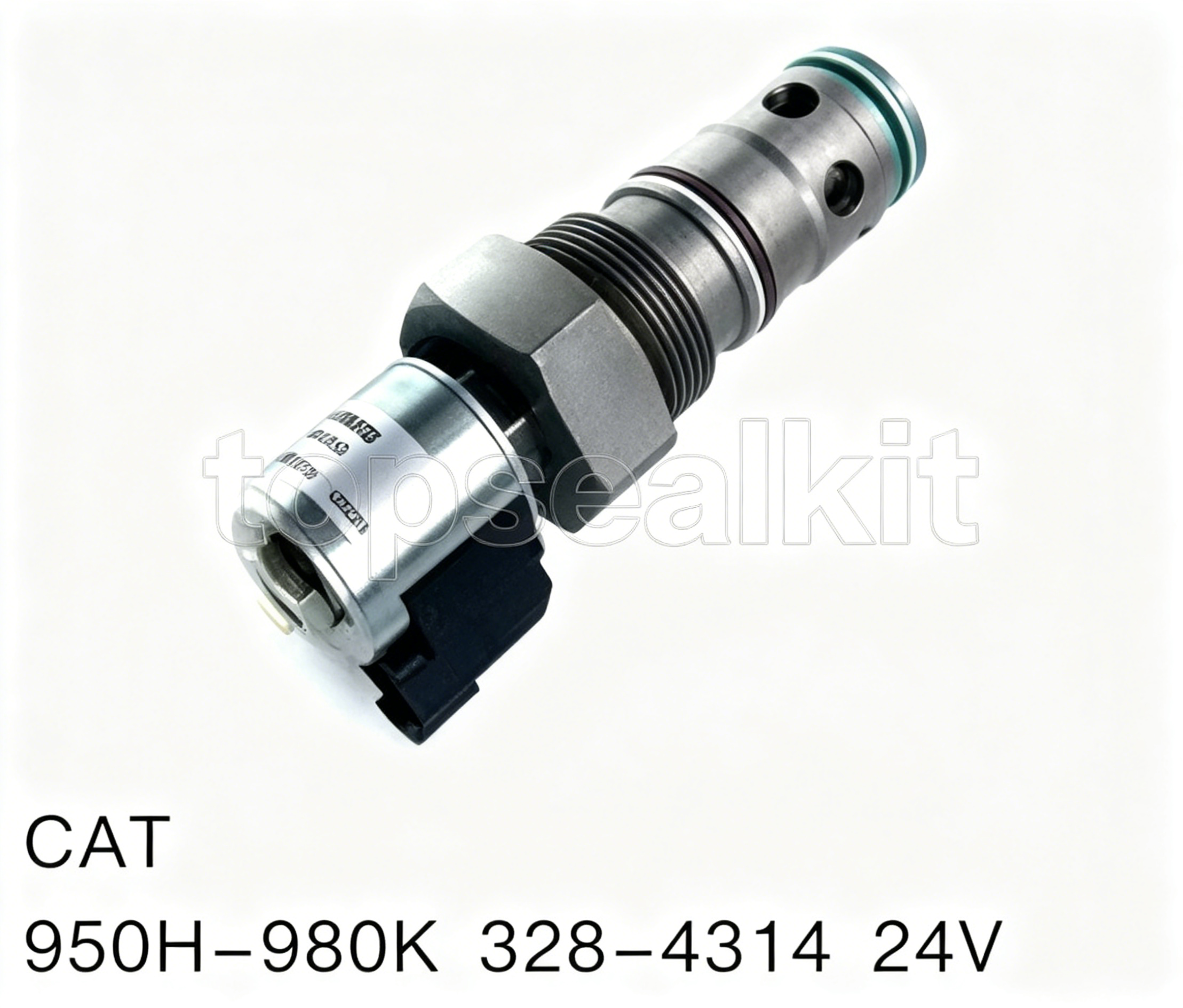 CAT 950H-980K 328-4314 24V Solenoid Valve | Caterpillar Wheel Loader Excavator Hydraulic Valve