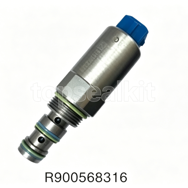 R900568316 Rexroth Solenoid Valve Hydraulic Excavator Control Component