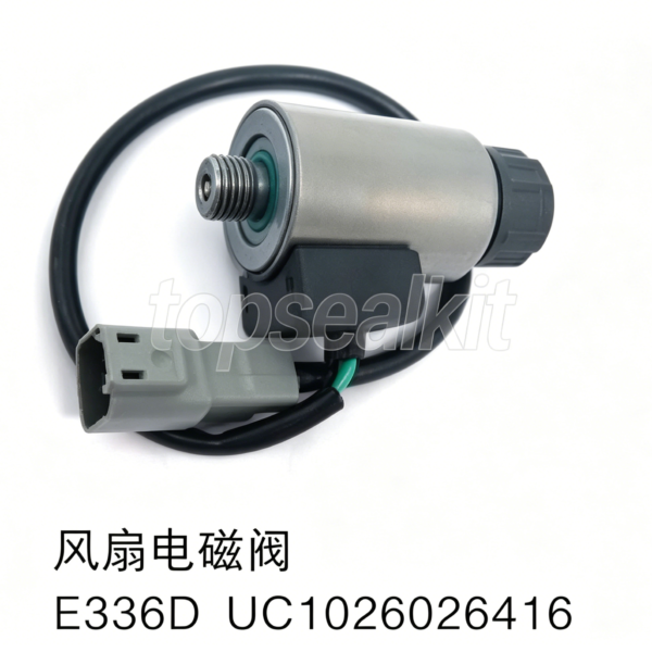 E336D Fan Solenoid Valve UC1026026416 | Caterpillar Excavator Cooling System Part