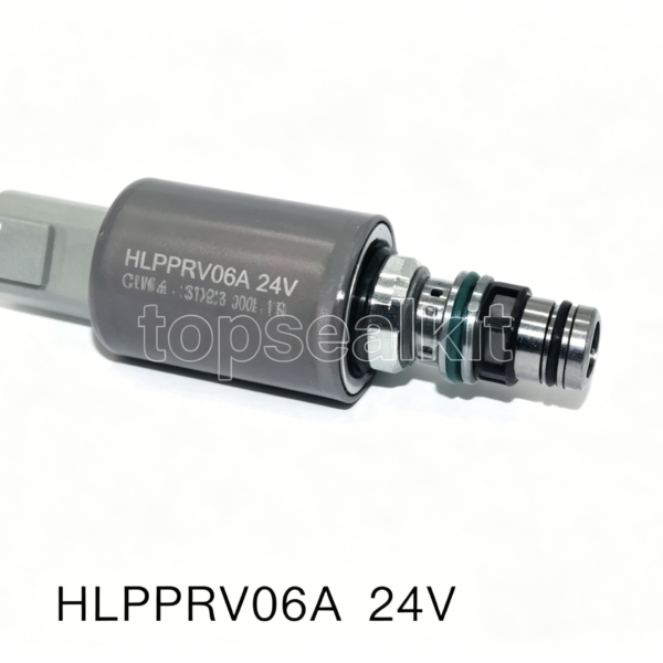 HLPPRV06A 24V Solenoid Valve | Hydraulic Pressure Relief Valve for Construction Equipment