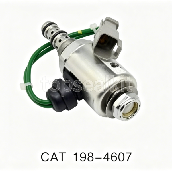 Caterpillar 198-4607 Solenoid Valve | CAT Excavator Hydraulic Valve OEM Part