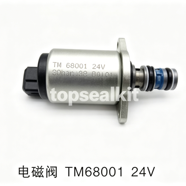 Solenoid Valve TM68001 24V Excavator Hydraulic Solenoid Spool Valve Replacement