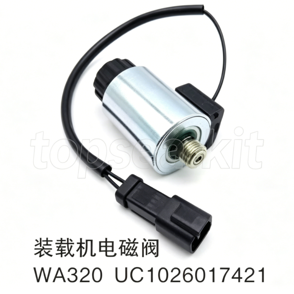 Loader Solenoid Valve WA320 UC1026017421 Wheel Loader Hydraulic Parts