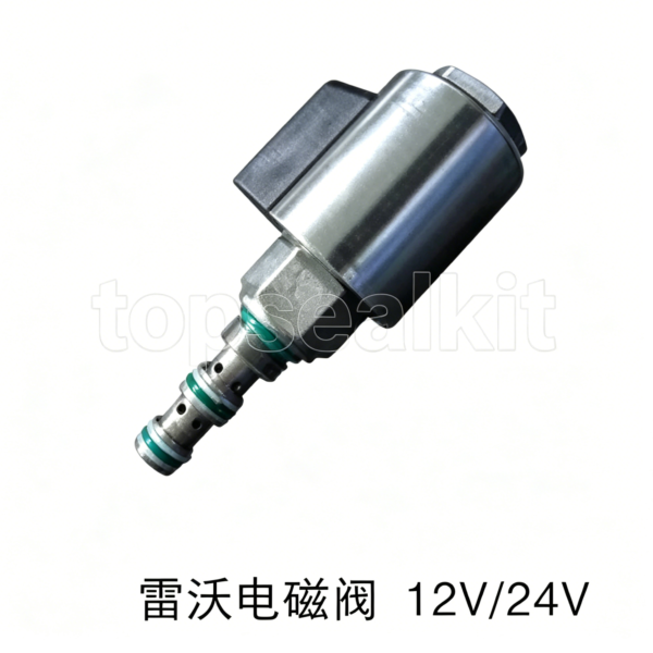 LOVOL Solenoid Valve 12V/24V | Excavator Hydraulic Control Valve OEM Quality
