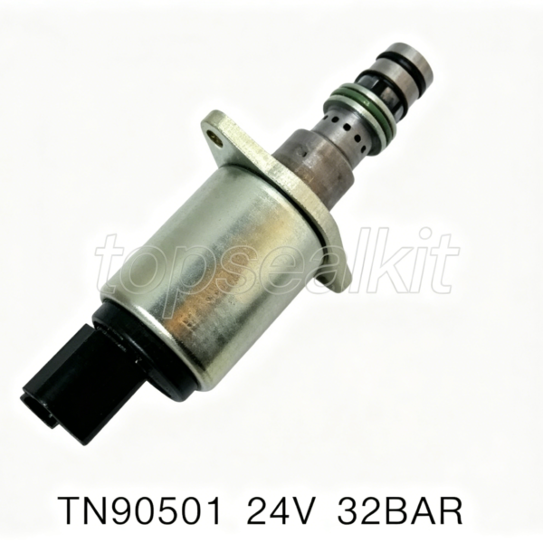 TN90501 Solenoid Valve 24V 32BAR Excavator Hydraulic System High Pressure