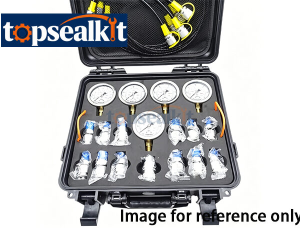5 Gauges Pressure Measurement Tool, DMASS 5 Gauge Hydraulic Pressure Gauges Set
