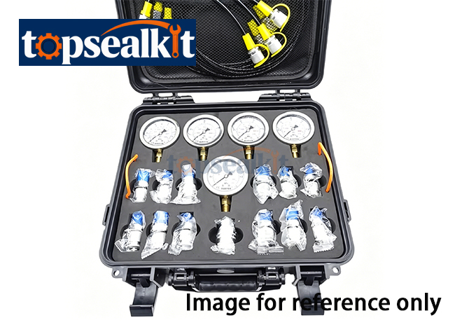 5 Gauges Pressure Measurement Tool, DMASS 5 Gauge Hydraulic Pressure Gauges Set