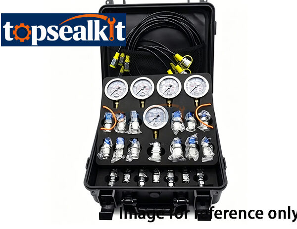 General Purpose Model Excavator Hydraulic Pressure Test Kit Hydraulic Pressure Gauge Kit