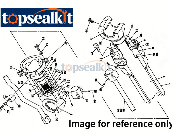 84244457 Lift Cylinder Seal Kit Case Sealing Kit For Models 921F 821G 821F Loader Machine Parts